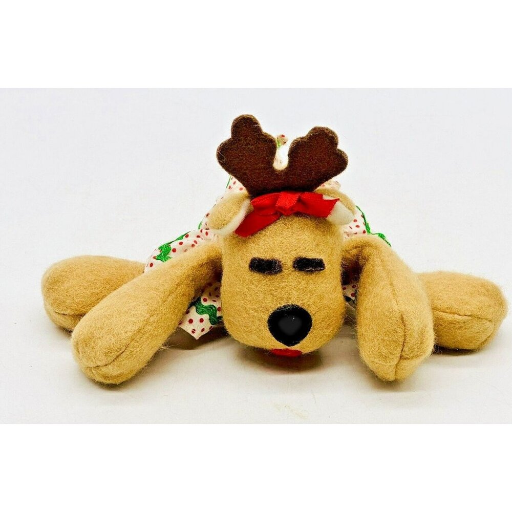 Heartline Rhonda Reindeer Christmas Plush 4 inch‎ Small Stuffed Animal